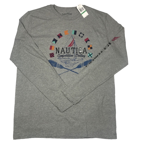 Nautica Other - NEW NAUTICA CROSSED OARS LONG SLEEVE TEE MEN